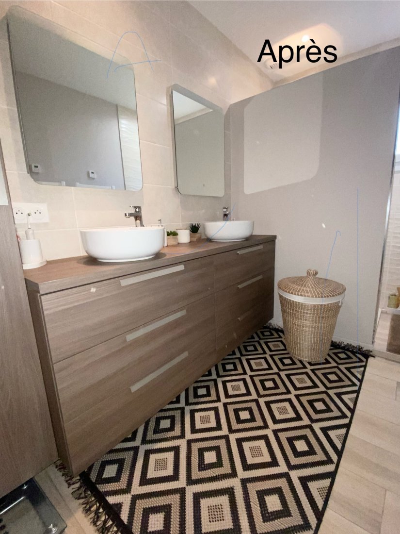 Transformation totale de salle de bain